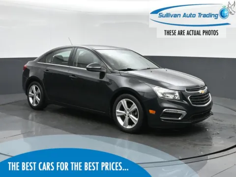Black 2015 Chevrolet Cruze 2LT for sale in Fredericksburg, VA