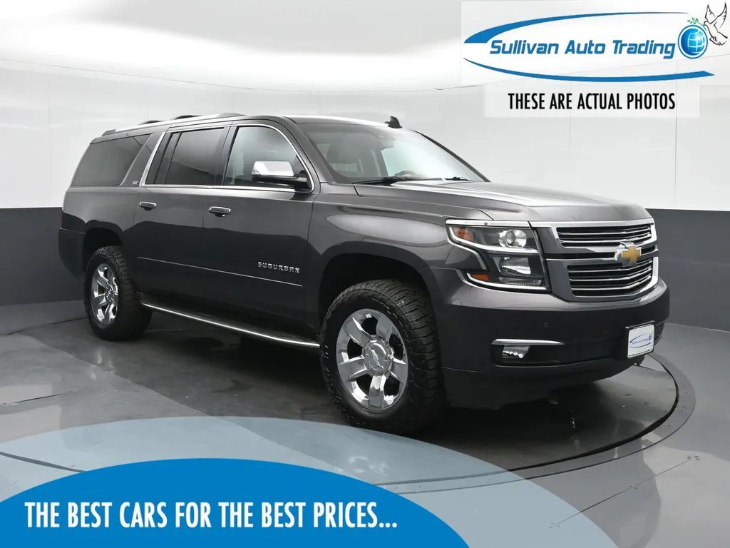 Gray 2016 Chevrolet Suburban LTZ for sale in Fredericksburg, VA