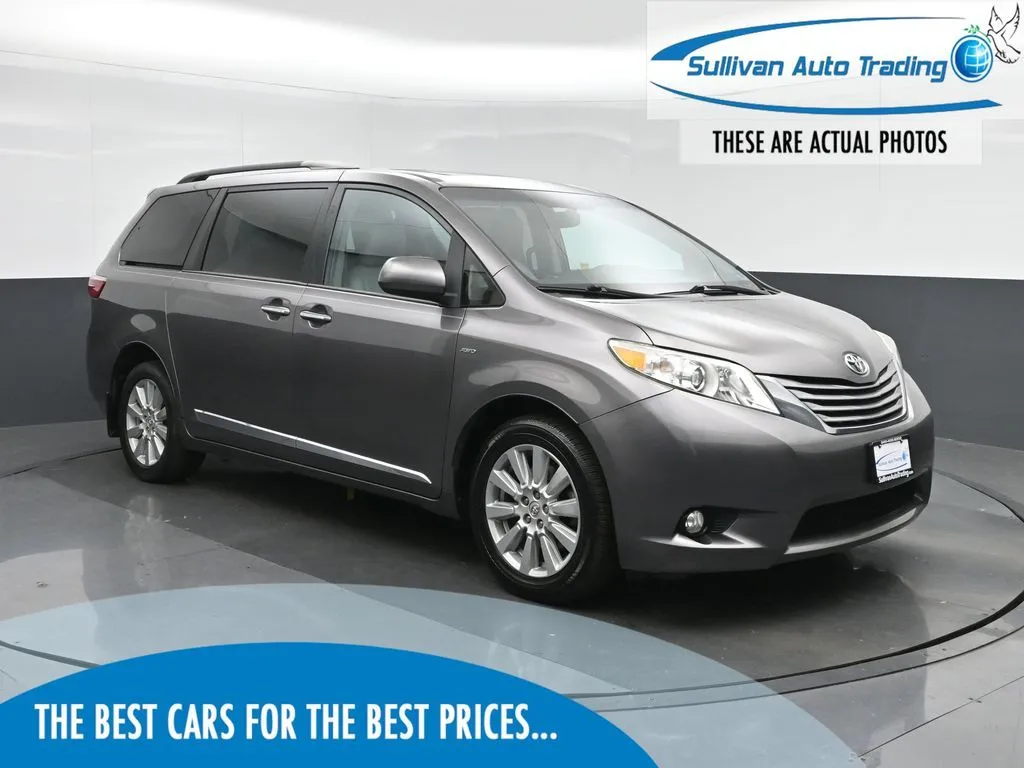 Gray 2017 Toyota Sienna XLE for sale in Fredericksburg, VA