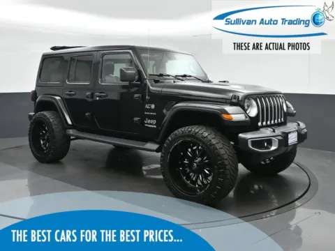 Black 2020 Jeep Wrangler Unlimited Sahara for sale in Fredericksburg, VA