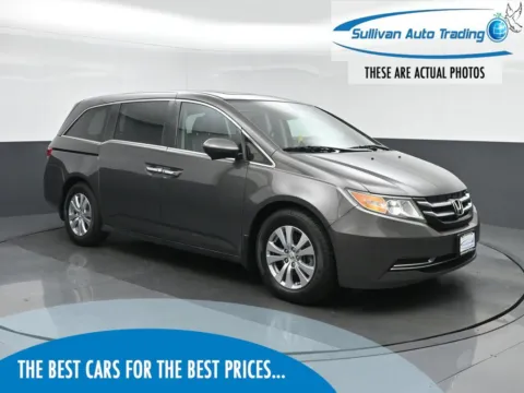Gray 2015 Honda Odyssey EX-L for sale in Fredericksburg, VA