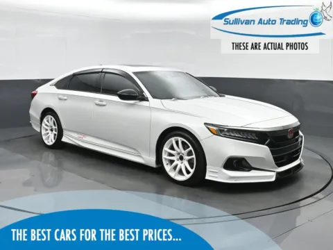 White 2021 Honda Accord Sport 2.0T for sale in Fredericksburg, VA