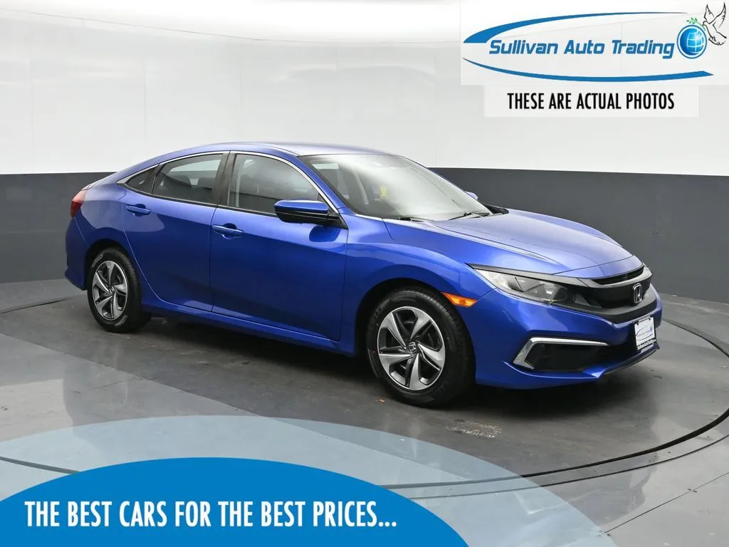 Blue 2021 Honda Civic LX for sale in Fredericksburg, VA