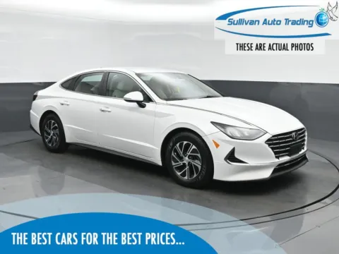 White 2021 Hyundai Sonata Hybrid Blue for sale in Fredericksburg, VA