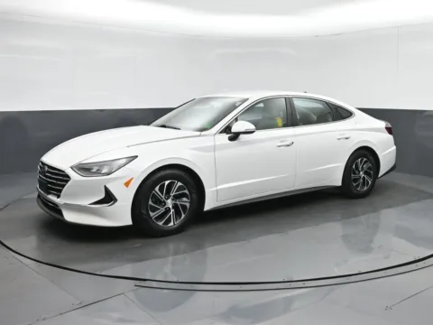 Another view of 2021 Hyundai Sonata Hybrid Blue for sale in Fredericksburg, VA at Sullivan Auto Trading Fredericksburg