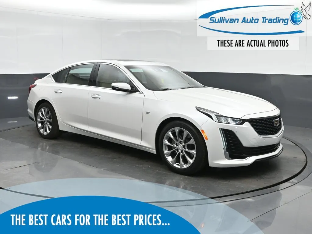 White 2022 Cadillac CT5 Premium Luxury for sale in Fredericksburg, VA