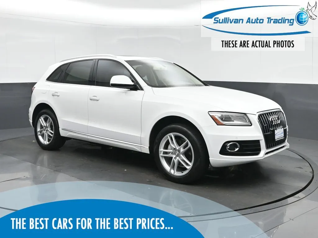 White 2017 Audi Q5 2.0T Premium Plus for sale in Fredericksburg, VA