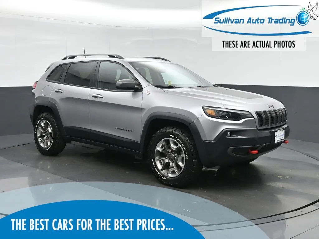 Silver 2019 Jeep Cherokee Trailhawk for sale in Fredericksburg, VA