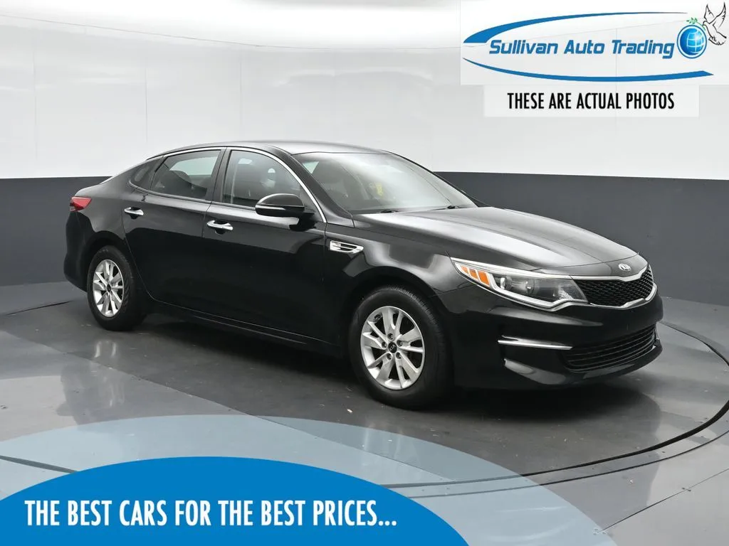 Black 2018 Kia Optima LX for sale in Fredericksburg, VA