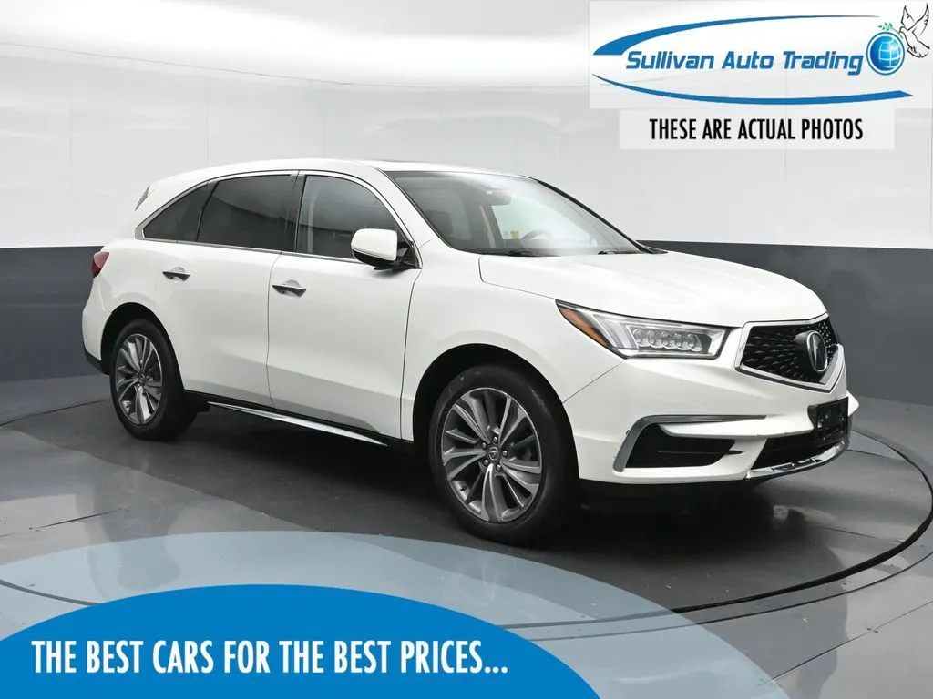 White 2018 Acura MDX 3.5L for sale in Fredericksburg, VA
