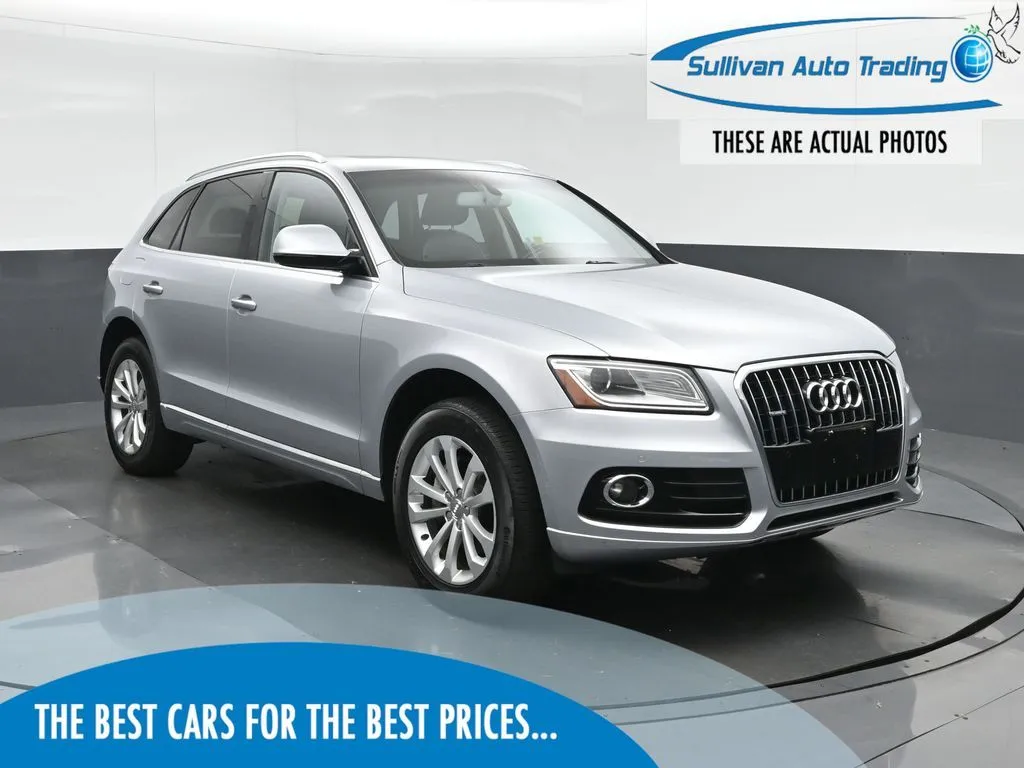 Silver 2016 Audi Q5 2.0T Premium Plus for sale in Fredericksburg, VA
