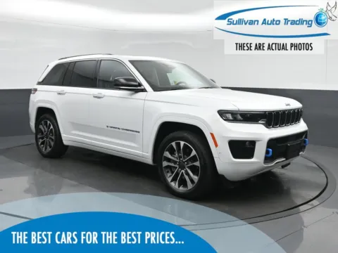 White 2023 Jeep Grand Cherokee Overland 4xe for sale in Fredericksburg, VA