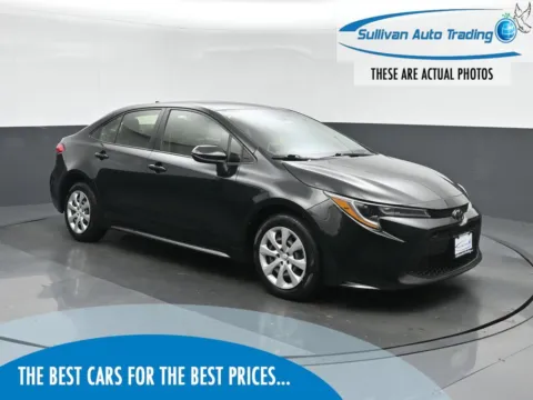 Black 2021 Toyota Corolla LE for sale in Fredericksburg, VA