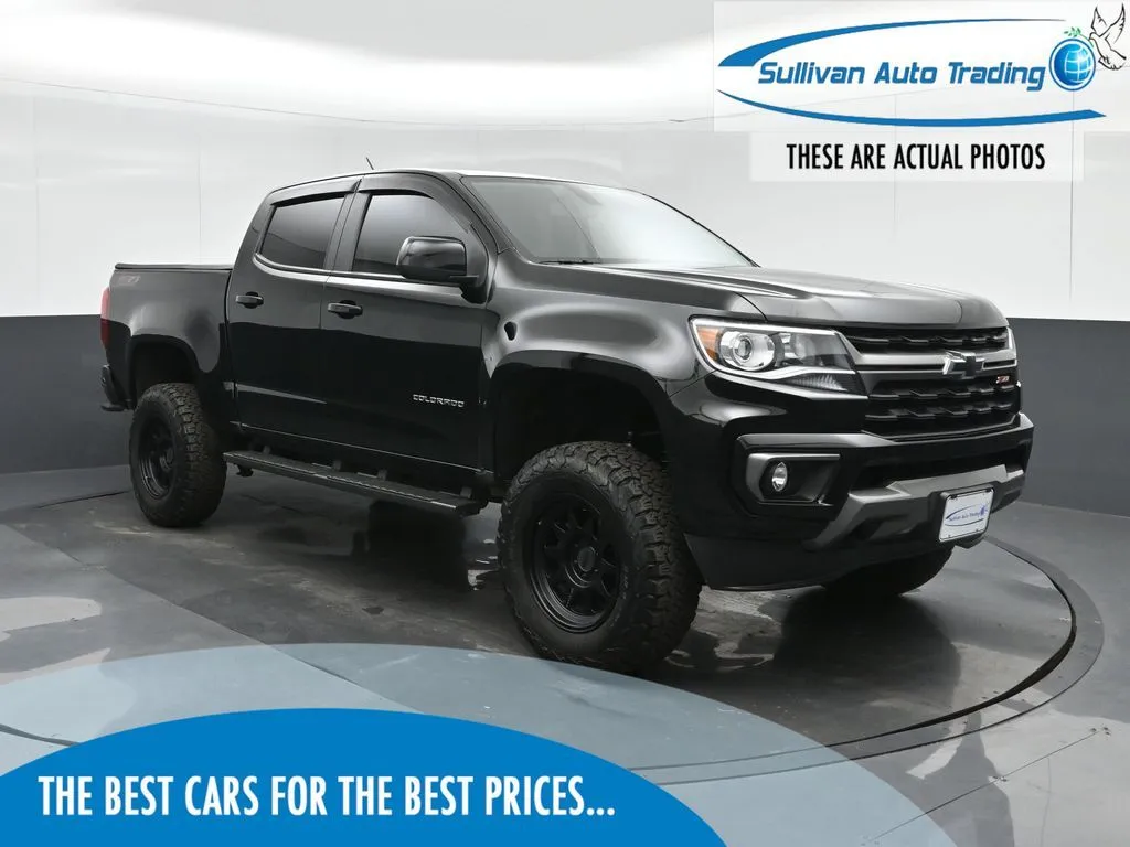 Black 2022 Chevrolet Colorado Z71 for sale in Fredericksburg, VA