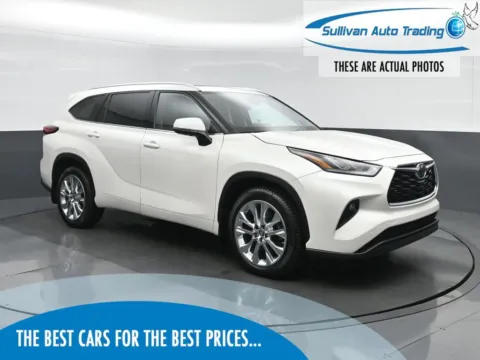 White 2021 Toyota Highlander Limited for sale in Fredericksburg, VA