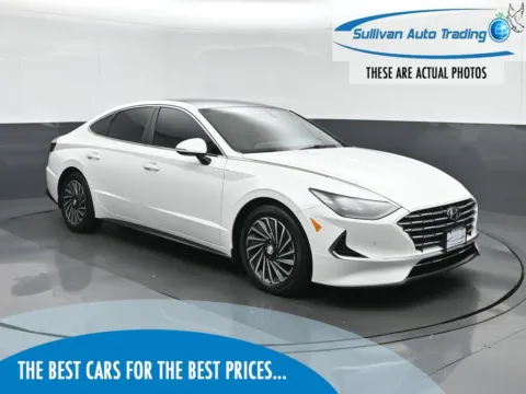 White 2021 Hyundai Sonata Hybrid Limited for sale in Fredericksburg, VA