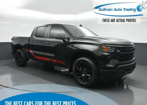Black 2023 Chevrolet Silverado 1500 Custom for sale in Fredericksburg, VA