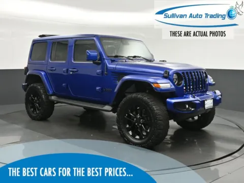Blue 2020 Jeep Wrangler Unlimited Sahara High Altitude for sale in Fredericksburg, VA