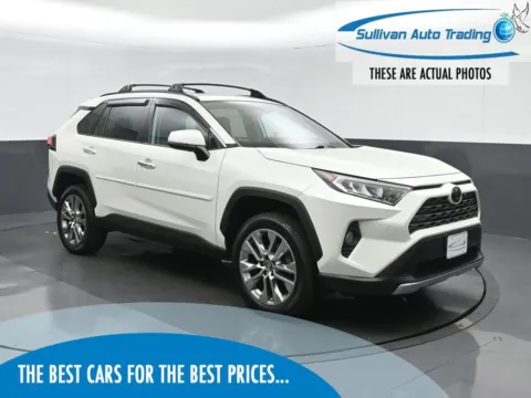 White 2019 Toyota RAV4 Limited for sale in Fredericksburg, VA