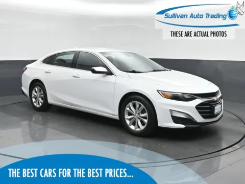 White 2021 Chevrolet Malibu LT for sale in Fredericksburg, VA