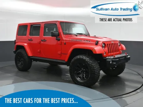 Red 2016 Jeep Wrangler Unlimited Rubicon for sale in Fredericksburg, VA
