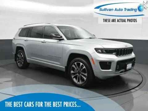 Silver 2021 Jeep Grand Cherokee L Overland for sale in Fredericksburg, VA