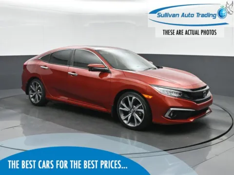 Red 2019 Honda Civic Touring for sale in Fredericksburg, VA
