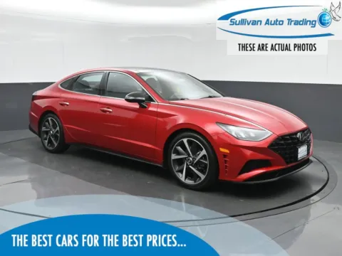 Red 2021 Hyundai Sonata SEL Plus for sale in Fredericksburg, VA