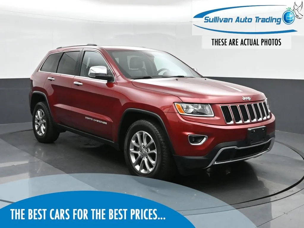 Red 2015 Jeep Grand Cherokee Limited for sale in Norfolk, VA