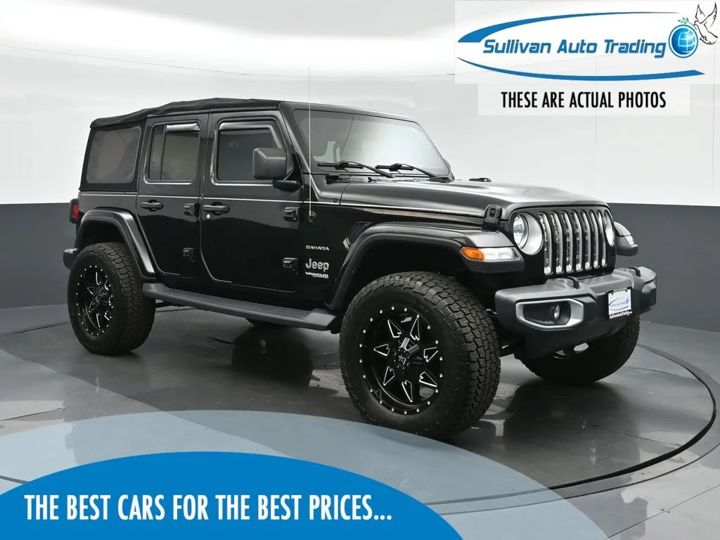 Black 2018 Jeep Wrangler Unlimited Sahara for sale in Fredericksburg, VA