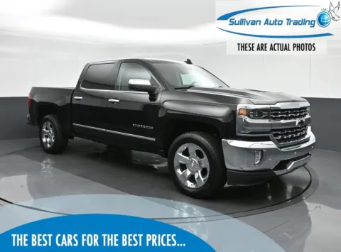 Black 2017 Chevrolet Silverado 1500 LTZ for sale in Fredericksburg, VA