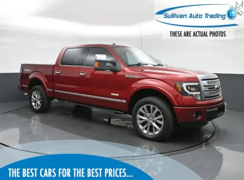 Red 2013 Ford F-150 Platinum for sale in Fredericksburg, VA