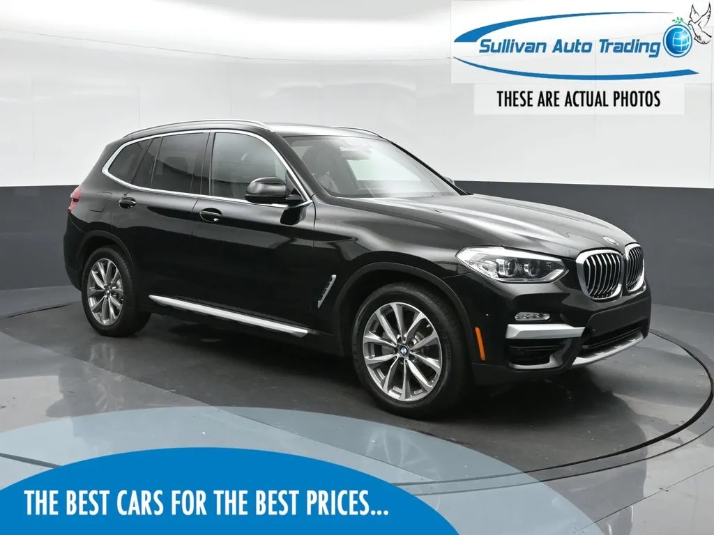 Black 2019 BMW X3 sDrive30i for sale in Fredericksburg, VA