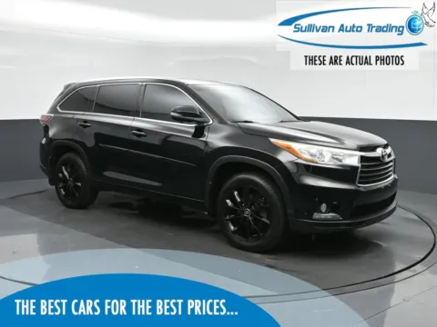 Black 2016 Toyota Highlander Limited for sale in Fredericksburg, VA