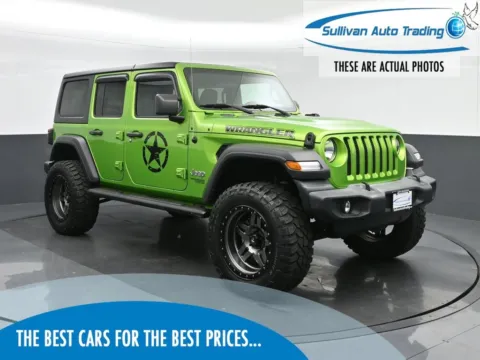 Green 2019 Jeep Wrangler Unlimited Sport S for sale in Fredericksburg, VA