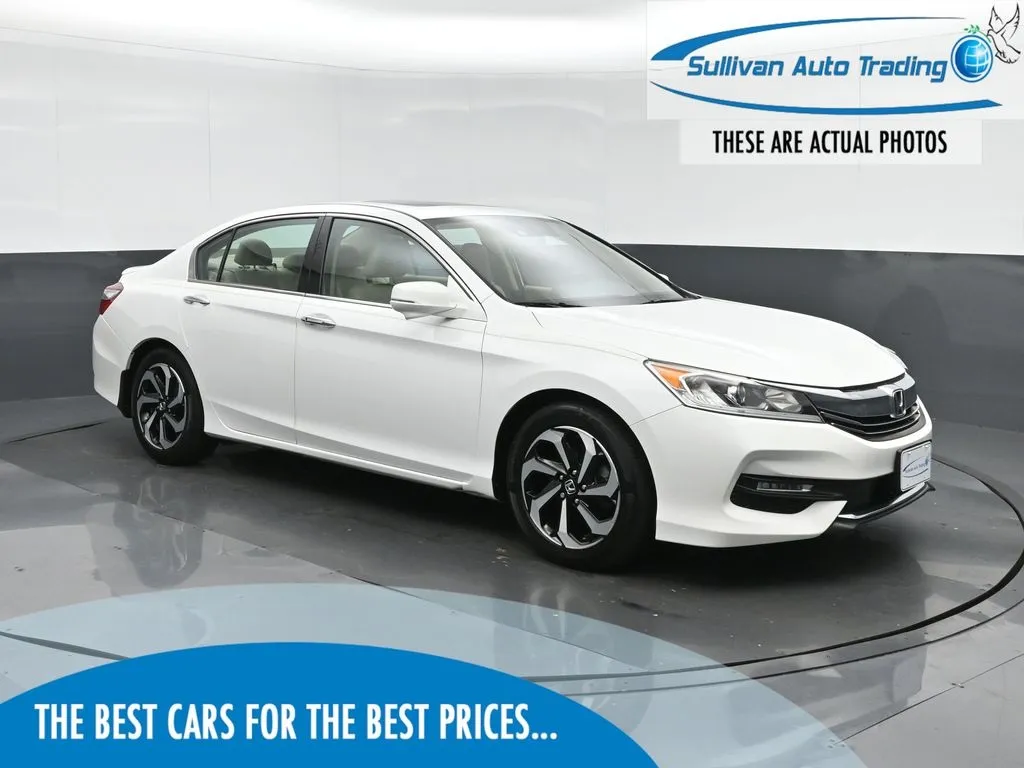 White 2016 Honda Accord EX-L for sale in Fredericksburg, VA