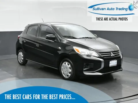 Black 2023 Mitsubishi Mirage LE for sale in Fredericksburg, VA