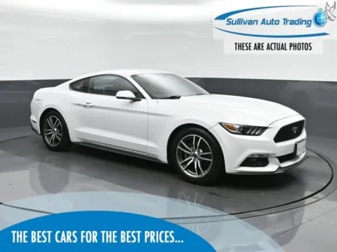 White 2017 Ford Mustang EcoBoost Premium for sale in Fredericksburg, VA