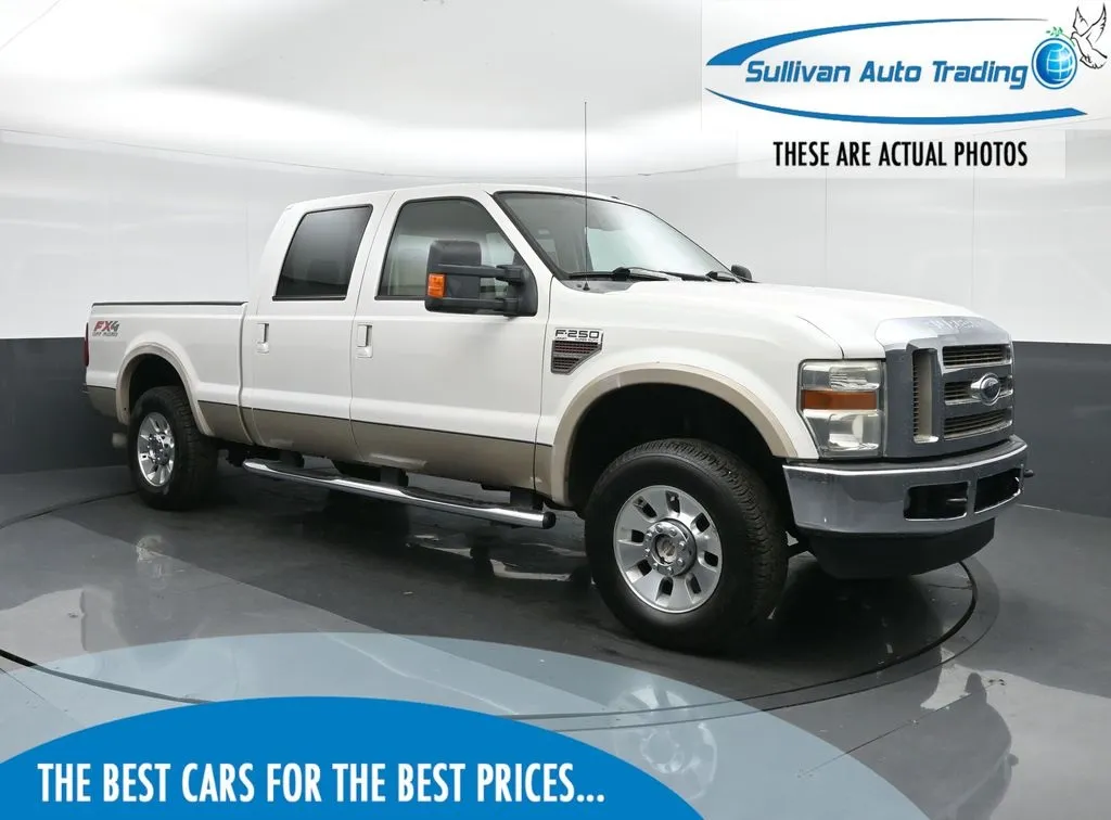 White 2010 Ford F-250SD Lariat for sale in Fredericksburg, VA