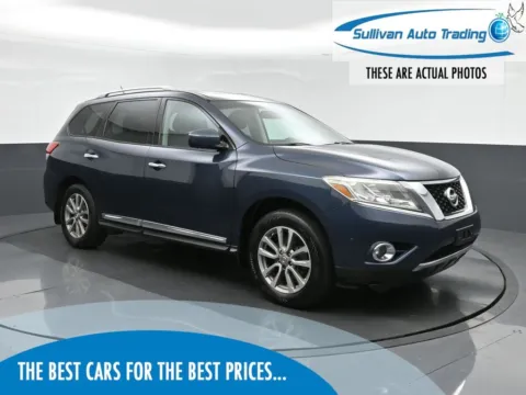 Blue 2015 Nissan Pathfinder SL for sale in Fredericksburg, VA