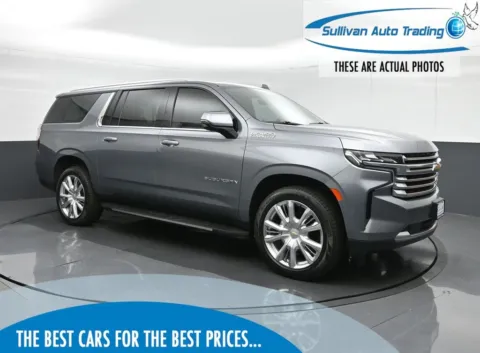 Gray 2021 Chevrolet Suburban High Country for sale in Fredericksburg, VA