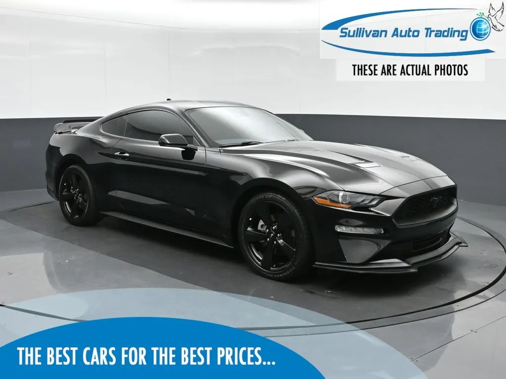 Black 2021 Ford Mustang EcoBoost for sale in Fredericksburg, VA