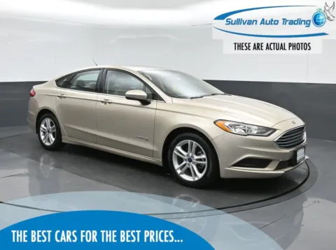 White 2018 Ford Fusion Hybrid S for sale in Fredericksburg, VA