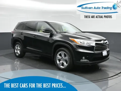 Black 2016 Toyota Highlander Limited for sale in Fredericksburg, VA