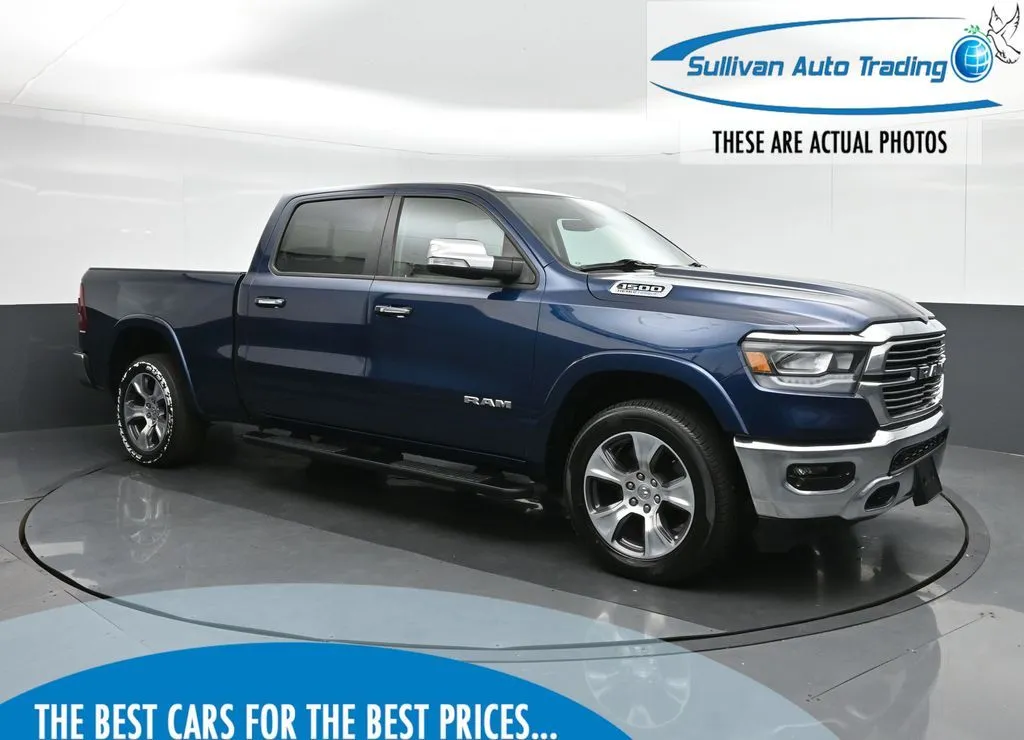 Blue 2022 Ram 1500 Laramie for sale in Fredericksburg, VA