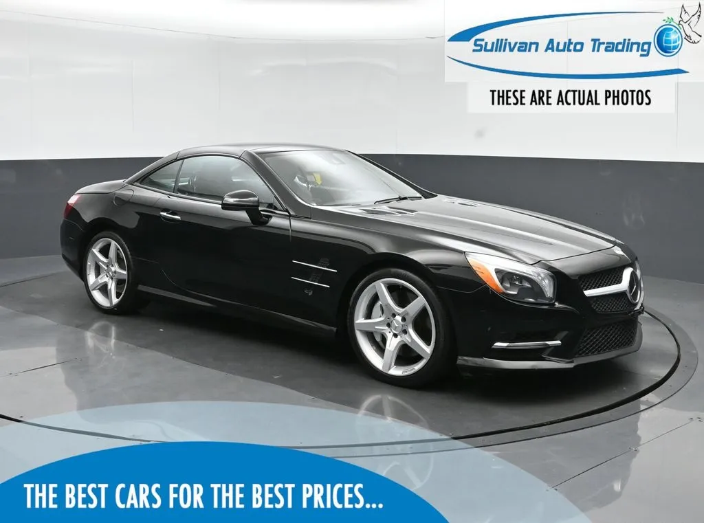 Black 2013 Mercedes-Benz SL-Class SL 550 for sale in Fredericksburg, VA