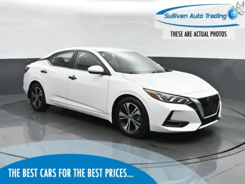 White 2020 Nissan Sentra SV for sale in Fredericksburg, VA