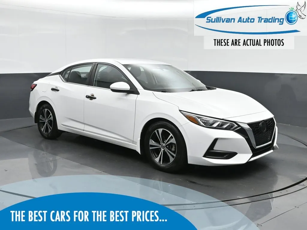 White 2020 Nissan Sentra SV for sale in Fredericksburg, VA