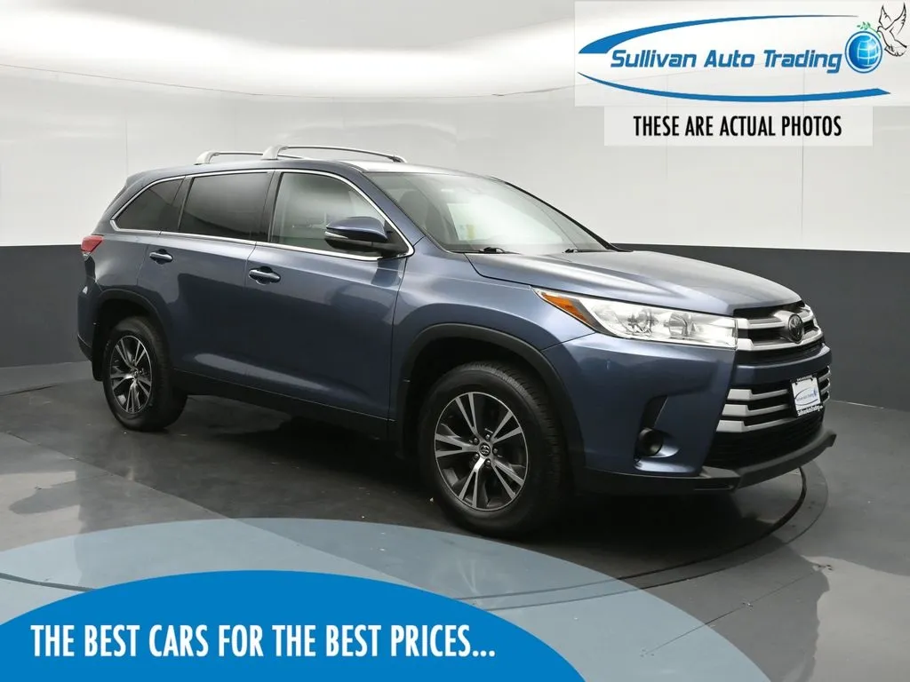 Blue 2019 Toyota Highlander LE for sale in Fredericksburg, VA