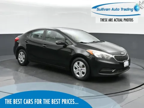 Black 2015 Kia Forte LX for sale in Fredericksburg, VA